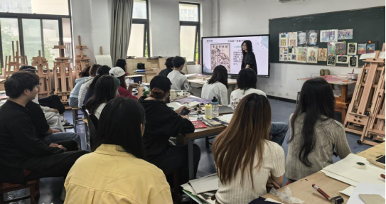 双师共育传艺韵——世界杯官网《版画基础》双师课程顺利开展